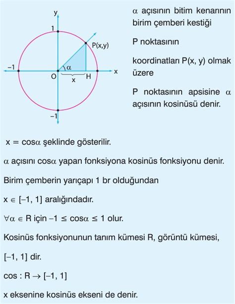 matematik trigonometrik fonksiyonlar